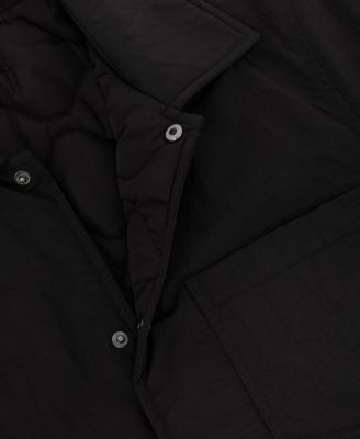 Men's Quilted Press-Stud Overshirt