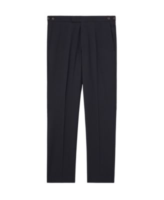 Men's Wool-Blend Tailored-Fit Suit Pants