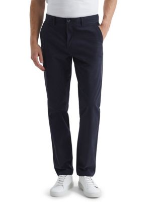 Men's Washed-Cotton Slim-Fit Chinos Pants
