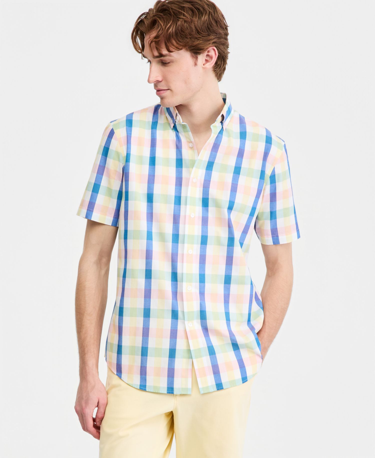 Men's Printed Short-Sleeve Shirt