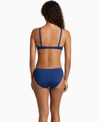 Women's Ring Over-The-Shoulder V-Neck Bikini Top