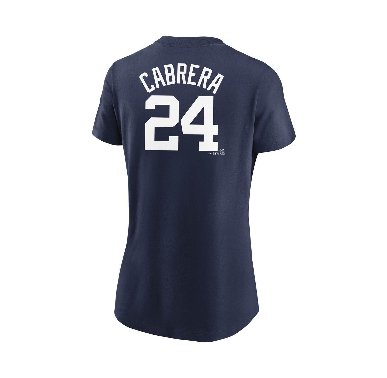 Women's Miguel Cabrera Navy Detroit Tigers Name & Number T-Shirt