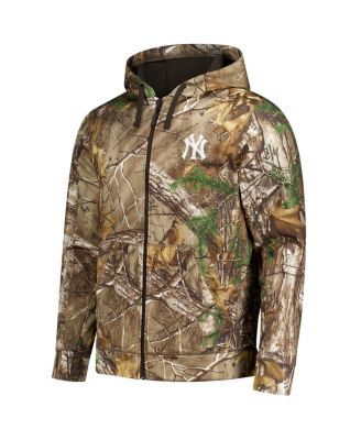 Men's Camo New York Yankees Trophy Realtree Full-Zip Hoodie