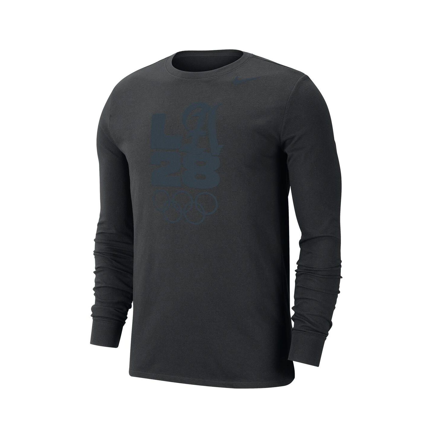Мужская футболка Nike Black LA28 Summer Olympics Team Issue Velocity Dri-FIT Long Sleeve — фото 2
