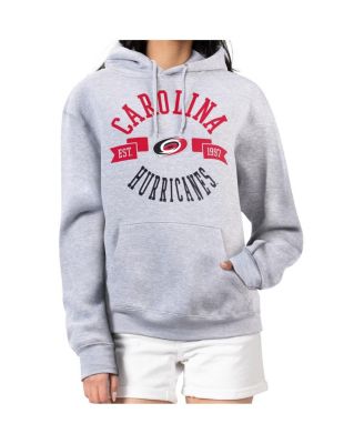 Women's Heather Gray Carolina Hurricanes City Graphic Fleece Pullover Hoodie