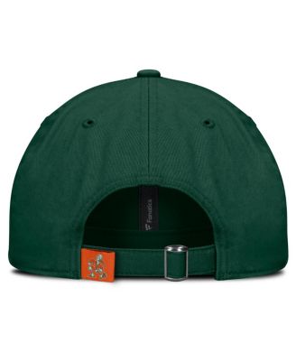 Men's Green Miami Hurricanes Squad Club Adjustable Hat