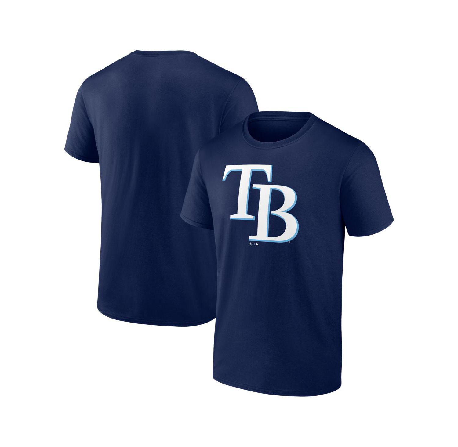 Men's Navy Tampa Bay Rays Logo T-Shirt