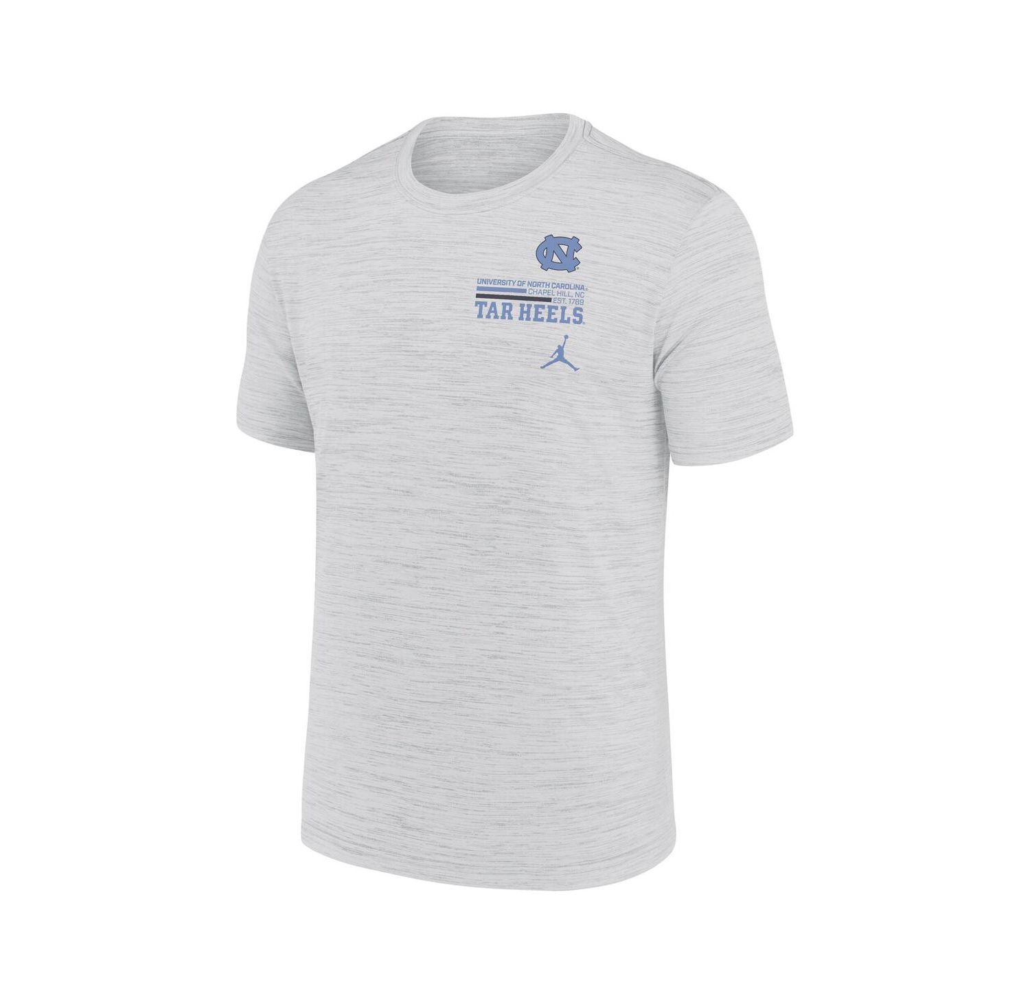 Men's White North Carolina Tar Heels Velocity Stacked Dri-FIT T-Shirt