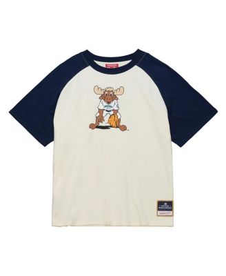 Women's Cream Seattle Mariners Boyfriend Raglan T-Shirt