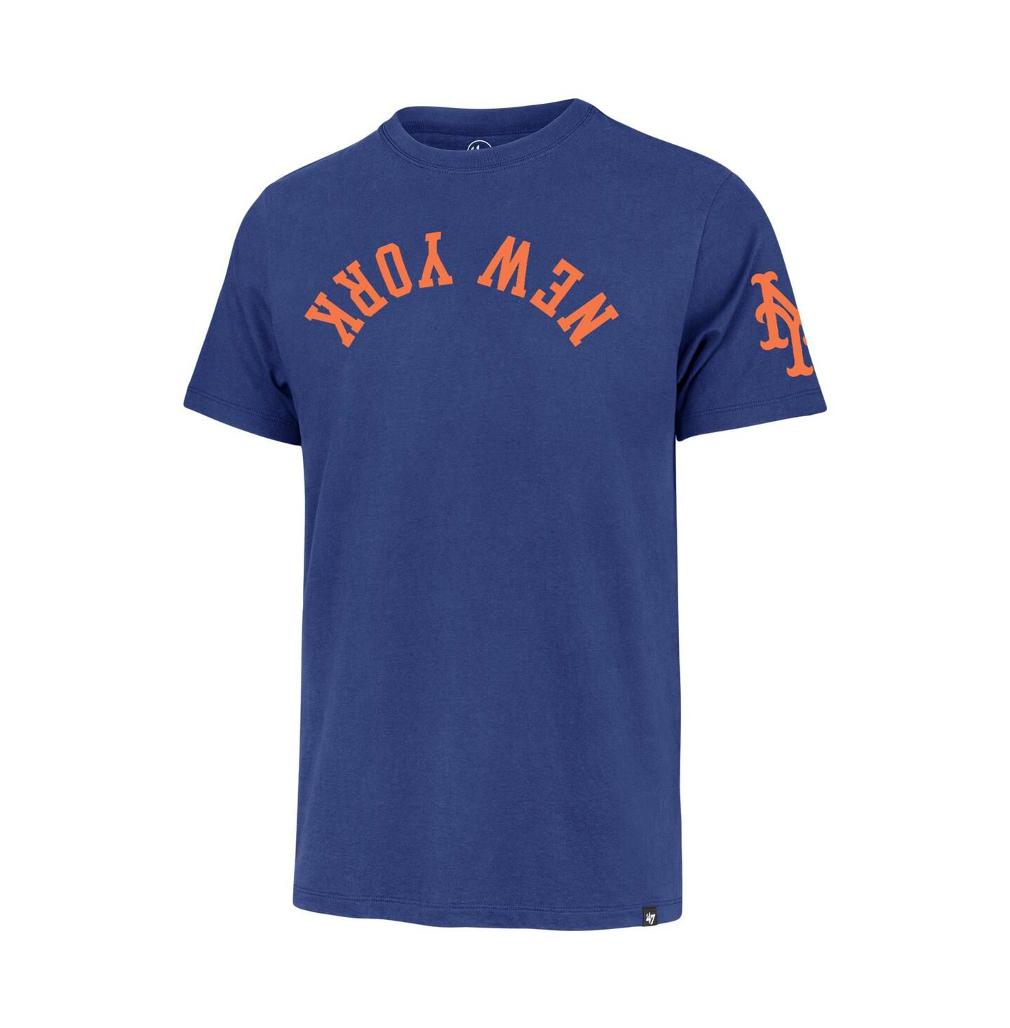 Мужская футболка '47 Brand Royal New York Mets Upside Down Two-Peat Franklin — фото 2