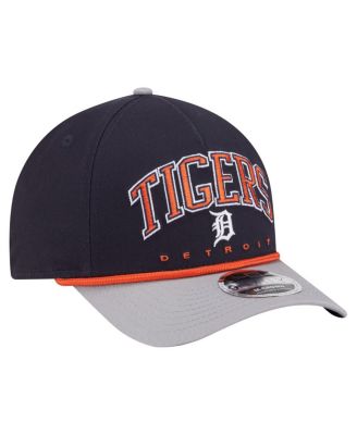 Men's Navy/Gray Detroit Tigers Arch 9FORTY A-Frame M-Crown Adjustable Hat