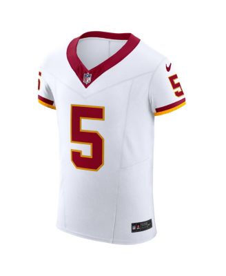 Men's Jayden Daniels White Washington Commanders Alternate 2 Super Bowl Era Vapor F.U.S.E. Elite Jersey