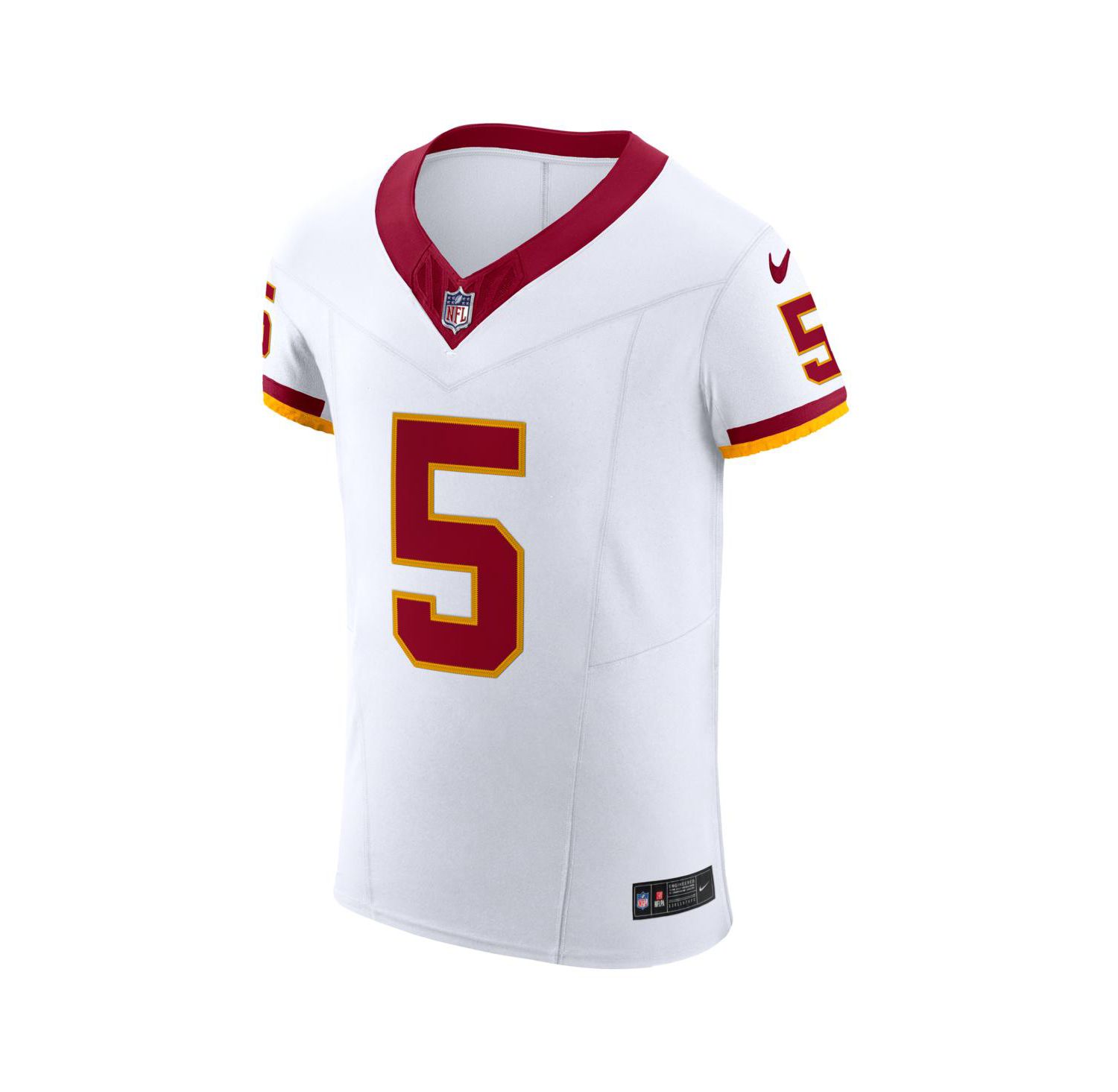 Men's Jayden Daniels White Washington Commanders Alternate 2 Super Bowl Era Vapor F.U.S.E. Elite Jersey