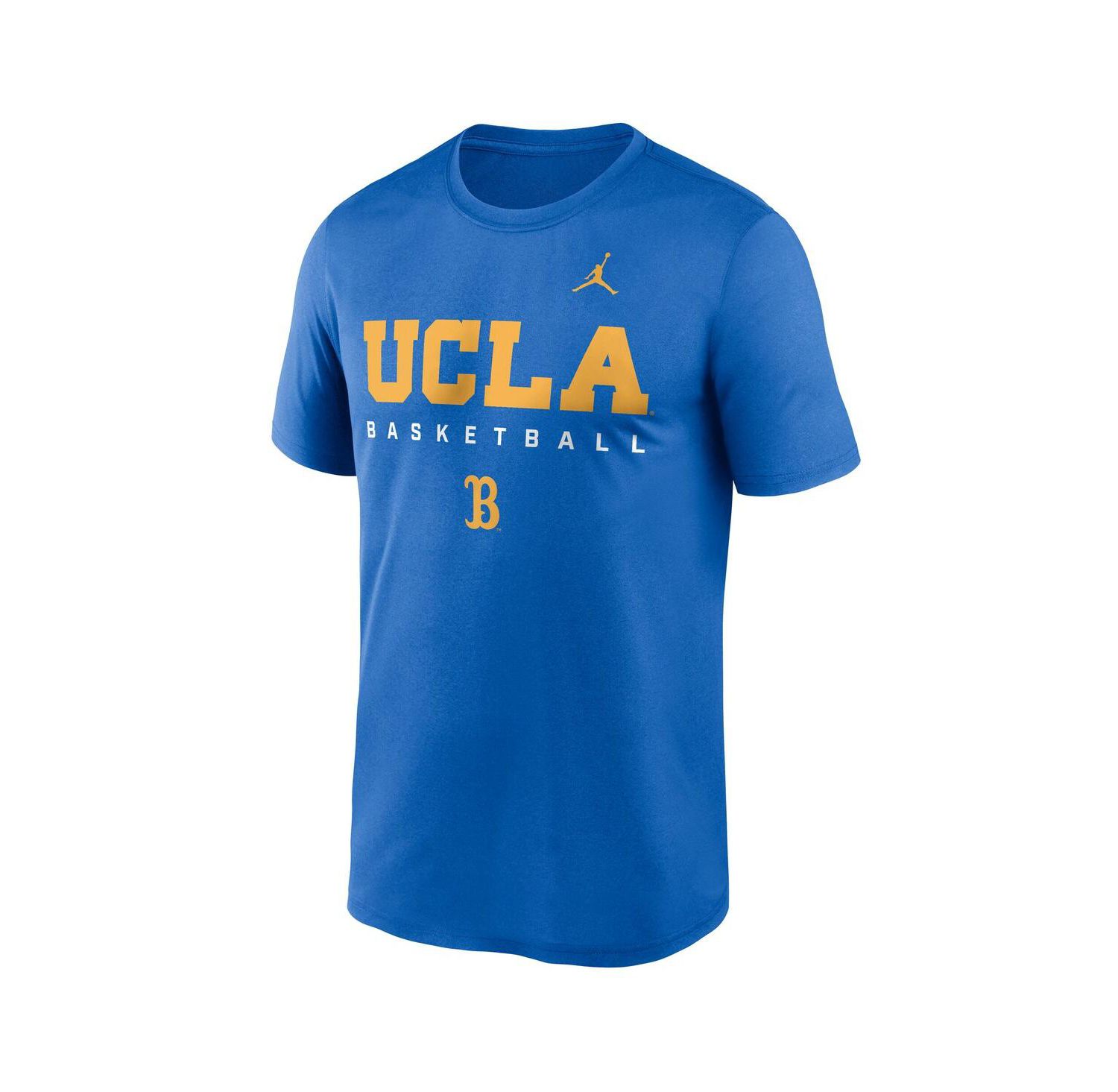 Men's Blue UCLA Bruins 2025 Courtside Basketball Legend Dri-FIT T-Shirt