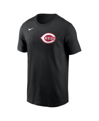 Men's Elly De La Cruz Black Cincinnati Reds Name & Number T-Shirt