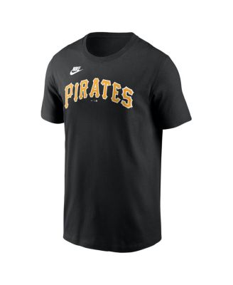 Men's Roberto Clemente Black Pittsburgh Pirates Cooperstown Collection Name & Number T-Shirt