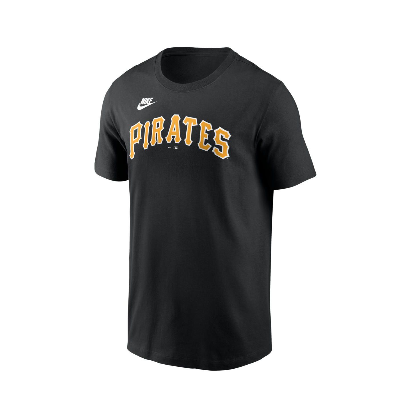 Мужская футболка Nike Roberto Clemente Black Pittsburgh Pirates Cooperstown Collection Name & Number — фото 2
