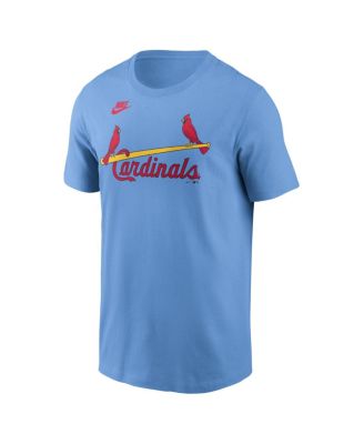 Men's Ozzie Smith Light Blue St. Louis Cardinals Cooperstown Collection Name & Number T-Shirt