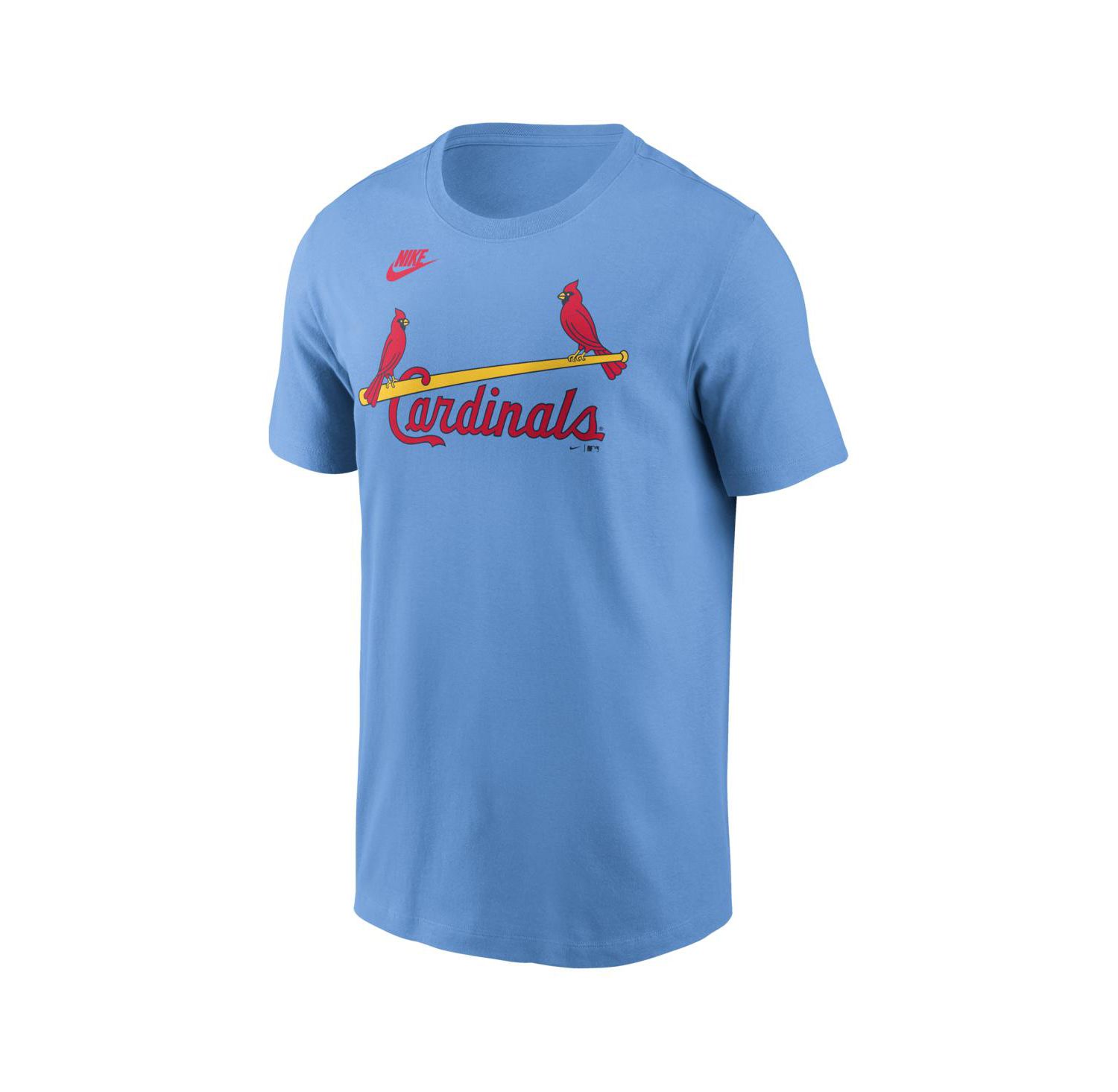 Men's Ozzie Smith Light Blue St. Louis Cardinals Cooperstown Collection Name & Number T-Shirt
