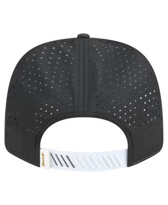 Men's White/Black Pittsburgh Pirates Established Patch 9SEVENTY Adjustable Hat