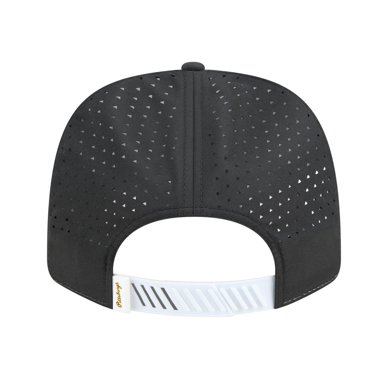 Men's White/Black Pittsburgh Pirates Established Patch 9SEVENTY Adjustable Hat
