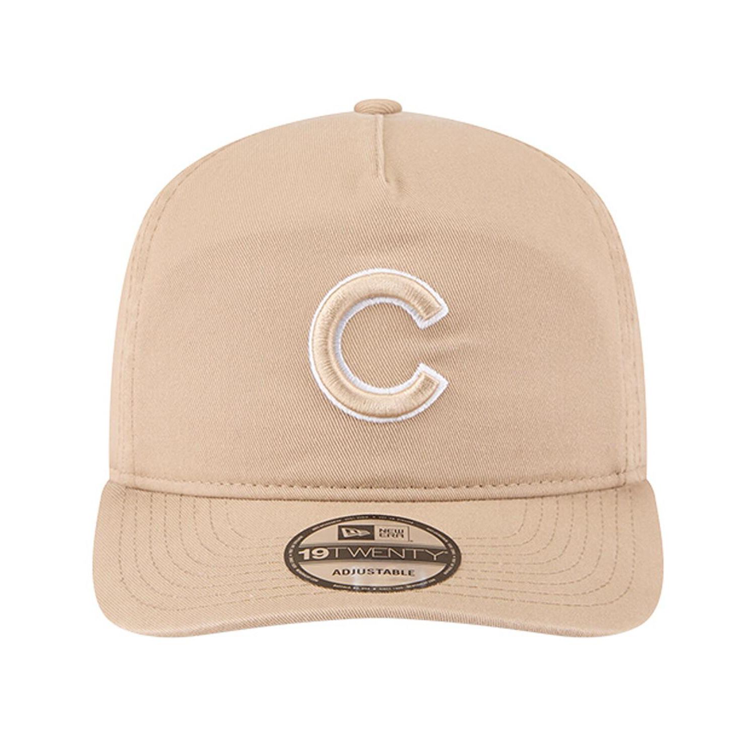 Men's Light Beige Chicago Cubs Cam 19TWENTY Adjustable Hat