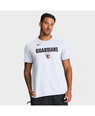 Men's White Cleveland Guardians Bold Team Name T-Shirt