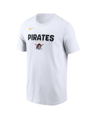 Men's White Pittsburgh Pirates Bold Team Name T-Shirt
