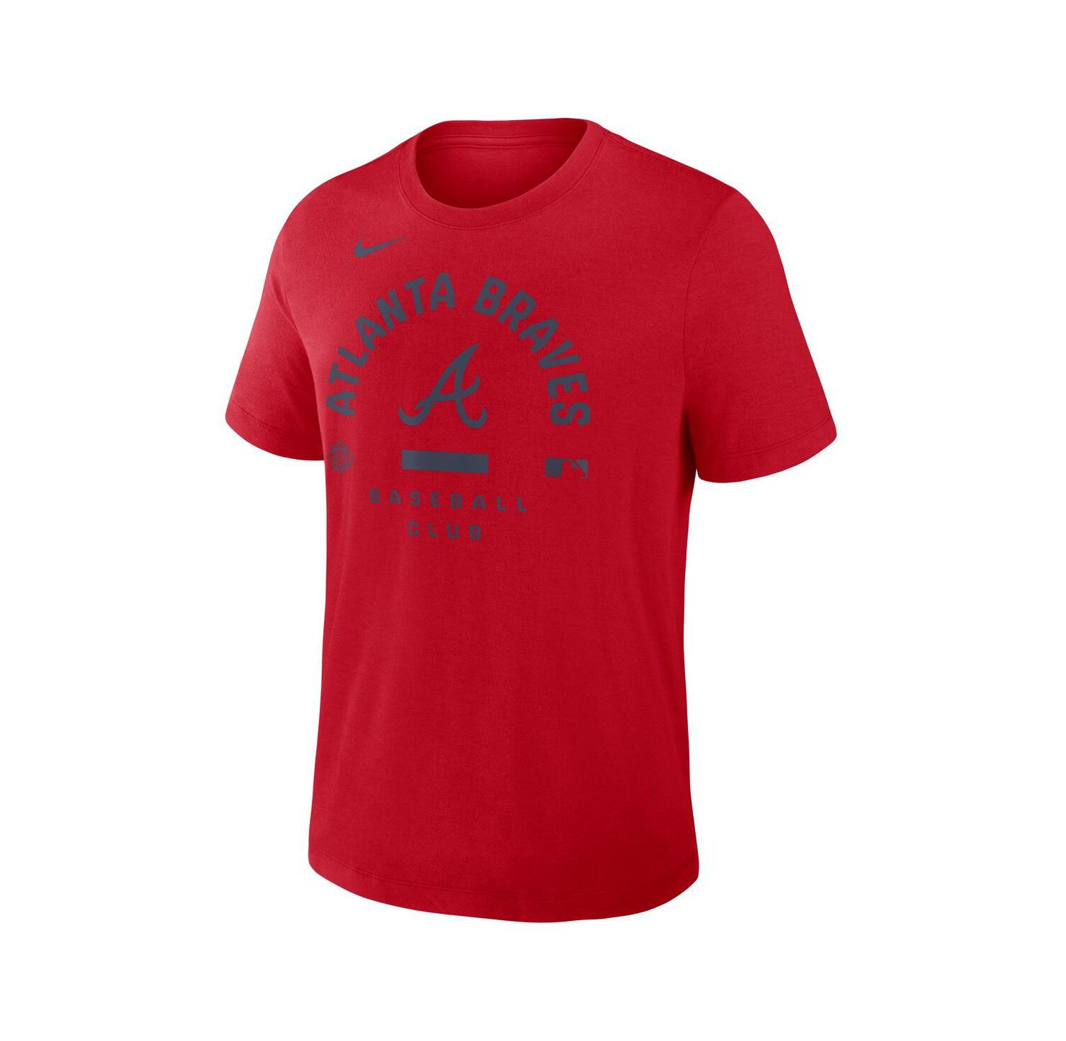 Men's Red Atlanta Braves Authentic Collection Early Work Tri-Blend Dri-FIT T-Shirt