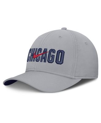 Men's Gray Chicago Cubs Primetime Dri-FIT Rise Bozz Flex Hat