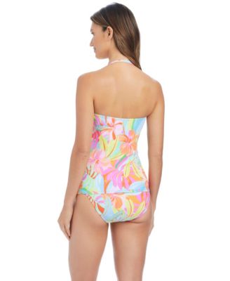 Women's Bellissimo Draped Swim Tankini Top