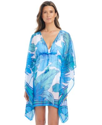 Women's Riviera Retreat Printed Cover-Up Swim Caftan