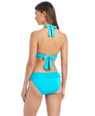 Women's Rufflicious Halter Neck Swim Bikini Top
