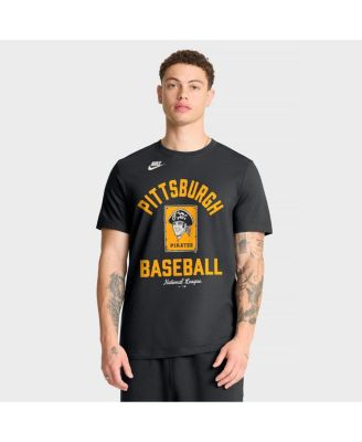 Men's Black Pittsburgh Pirates Cooperstown Collection T-Shirt