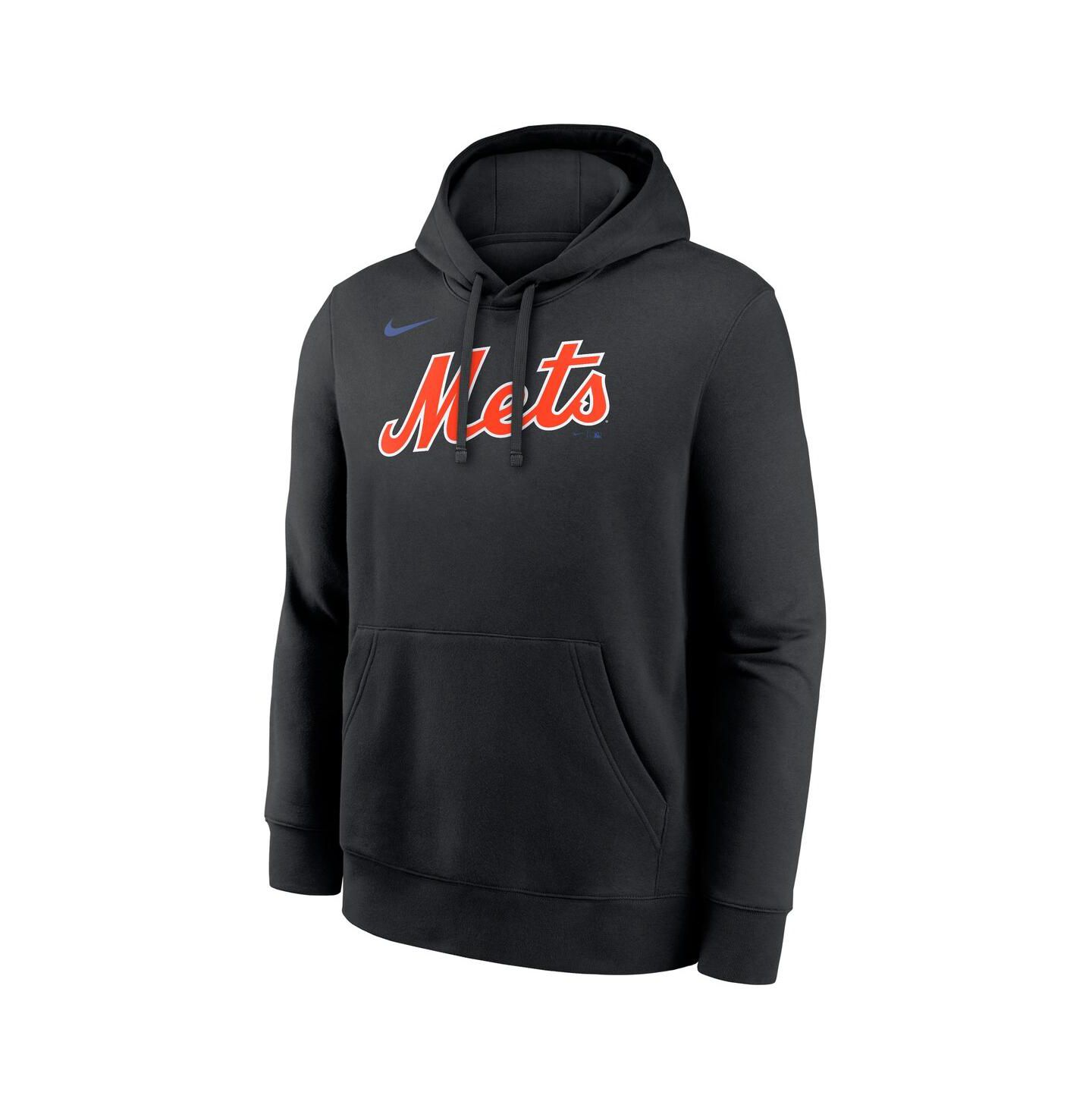 Мужское худи Nike Black New York Mets Club — фото 2