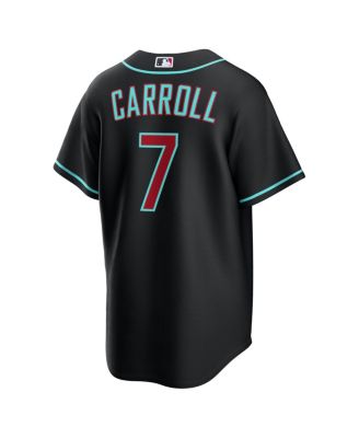 Men's Corbin Carroll Black Arizona Diamondbacks Alternate Replica Jersey