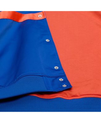 Men's Royal Denver Broncos Head Coach Lightweight Full-Snap Satin Jacket