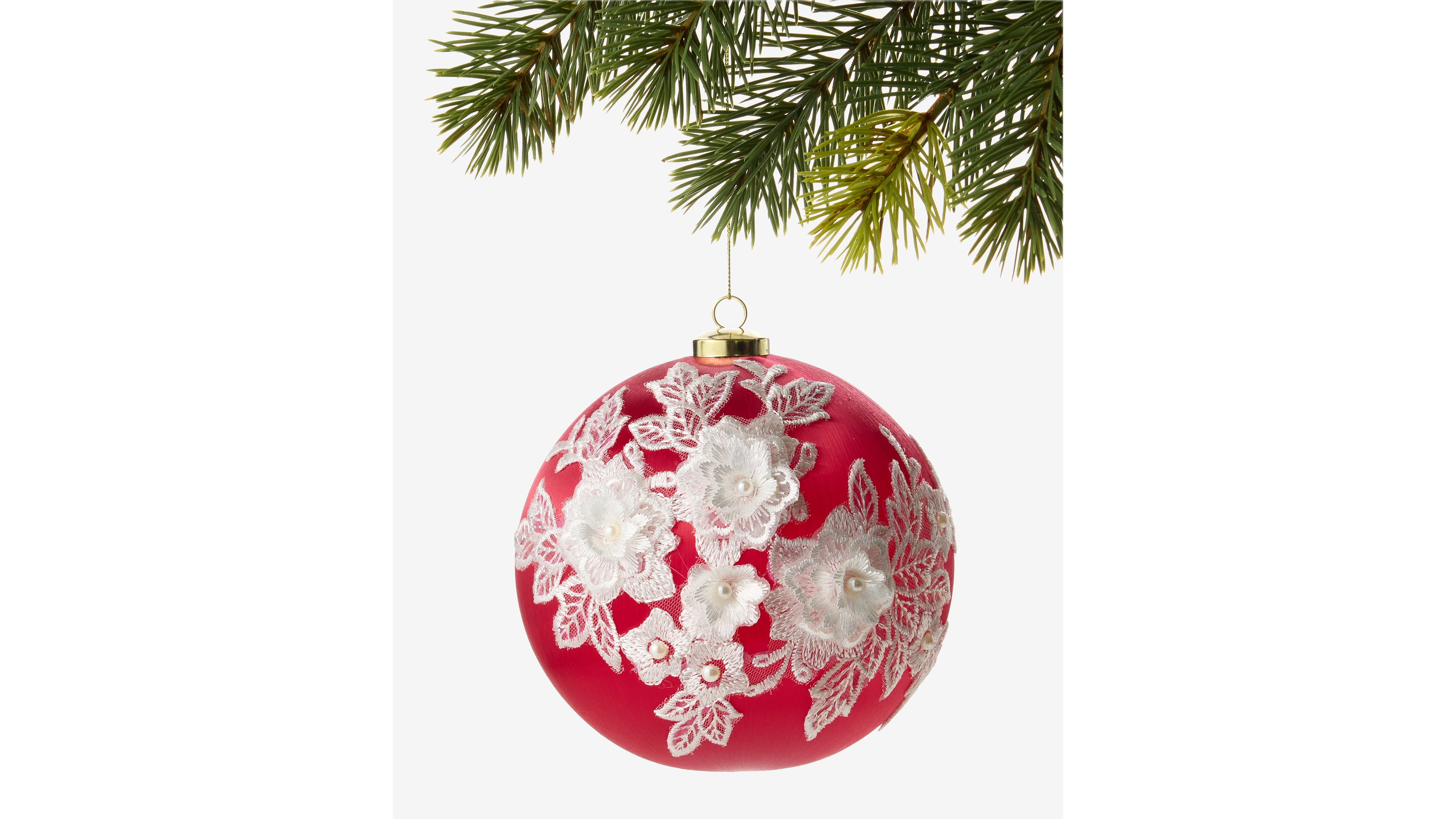 Holiday Lane Holiday Toile Ball Ornament, Macy's Exclusive