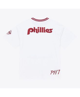 Men's White Philadelphia Phillies Cooperstown Collection Arctic T-Shirt
