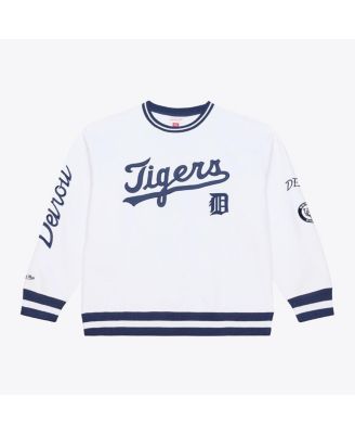 Men's White Detroit Tigers Arctic Fleece Sweatshirt