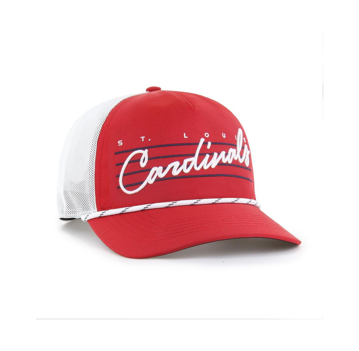 Men's Red St. Louis Cardinals Brrr Downburst Mesh Hitch Adjustable Hat