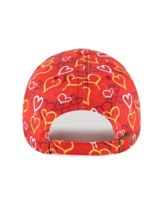 Toddler Girls Red Kansas City Chiefs Mural Clean Up Adjustable Hat