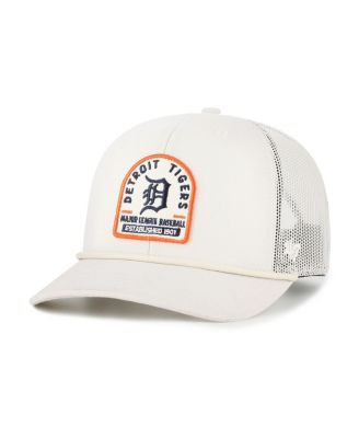 Men's Cream Detroit Tigers Gravestone Adjustable Trucker Hat