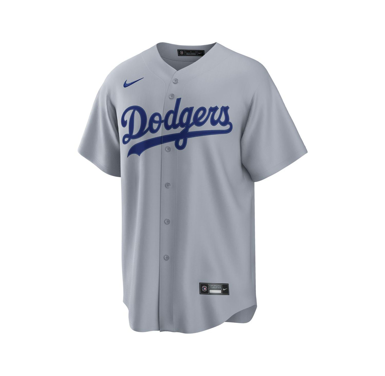 Men's Gray Los Angeles Dodgers Road Replica Jersey