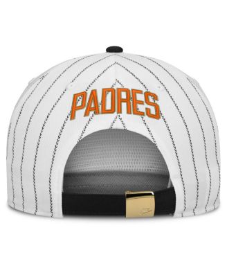 Men's White/Black San Diego Padres Cooperstown Collection Pro Adjustable Hat