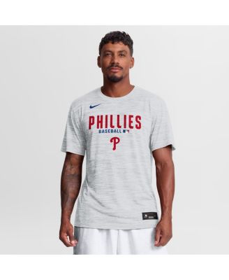 Men's White Philadelphia Phillies Authentic Collection Velocity Dri-FIT T-Shirt