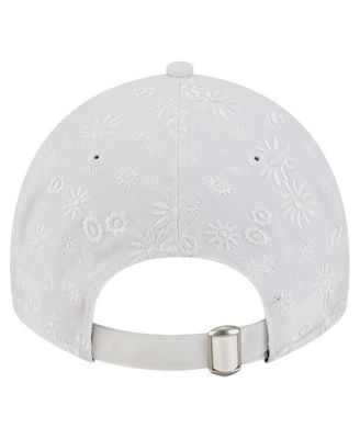 Women's White San Francisco Giants Floral Mesh 9TWENTY Adjustable Hat