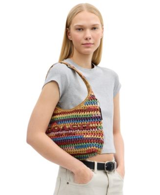Brooklyn Medium Multi Straw Shoulder Bag 28