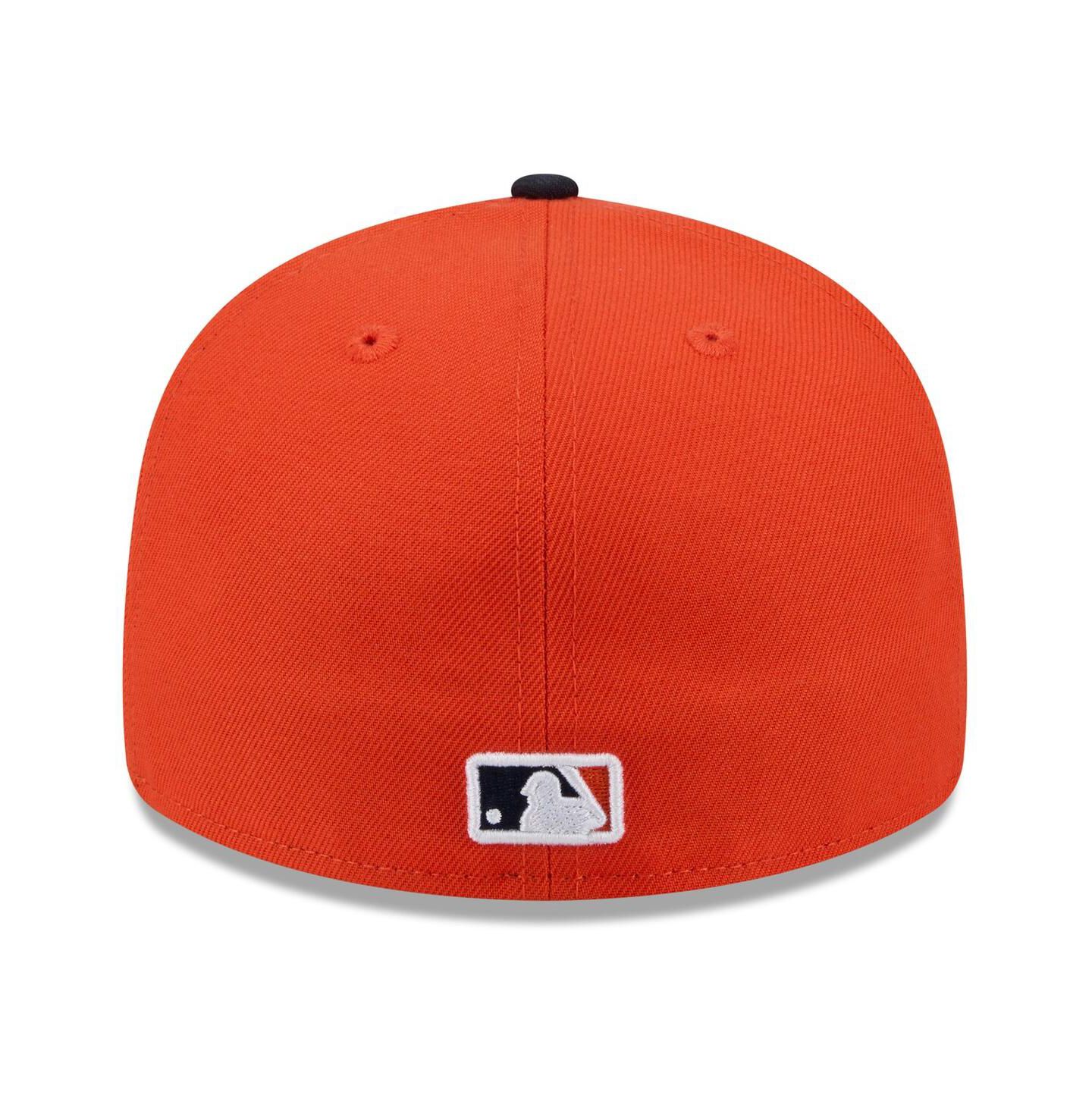 Мужская кепка New Era Orange/Navy Houston Astros 2026 Spring Training 59FIFTY Fitted Hat — фото 4