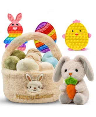 Easter Plush & Fidget Toy Gift Set, 4 Piece Set